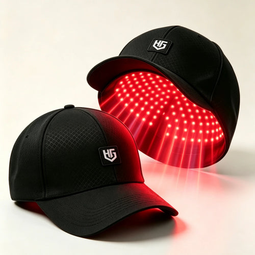 JVKOOL red light hair growth cap with 660nm and 850nm LED scalp therapy