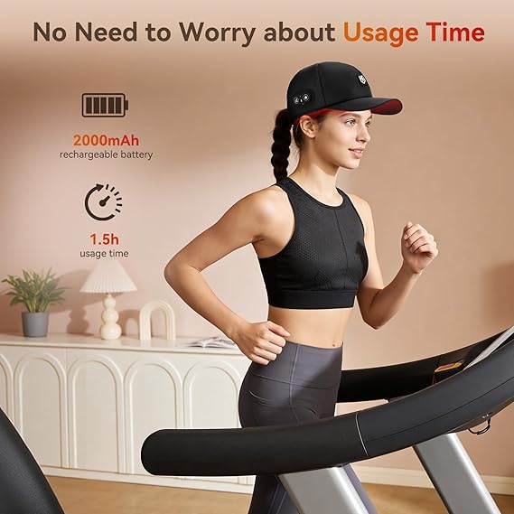 Cordless wearable design for convenient daily scalp therapy